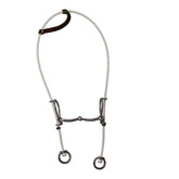 Bridle Rope Gag Bit - Smooth 2 Piece